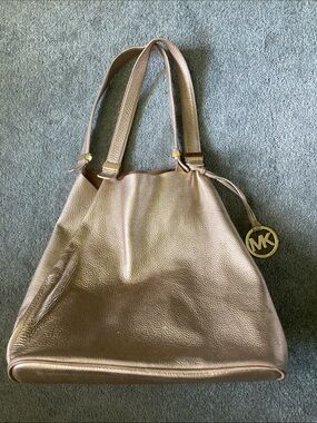 Michael Kors Metallic Gold Shoulder Tote